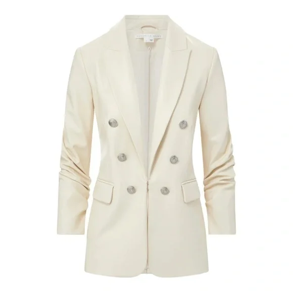 Veronica Beard Beacon Dickey Jacket Ecru NWT
